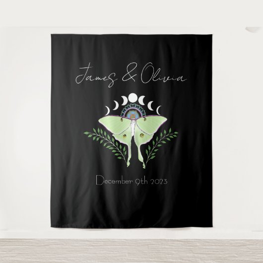 Tenture Phases Luna Moth Moon (Devant)