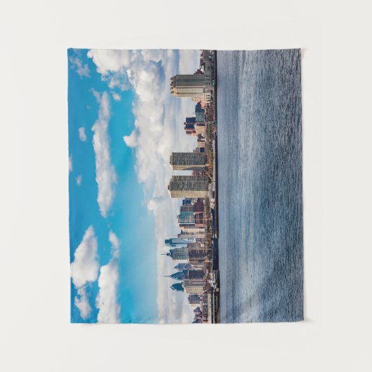 Tenture Philadelphie Skyline (Devant)