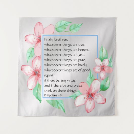 Tenture Philippiens 4:8 (Devant)