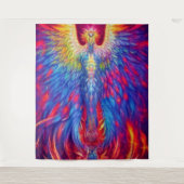 Tenture Phoenix coloré (Devant)