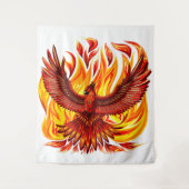 Tenture Phoenix mythologique immortelle Créature (Devant)