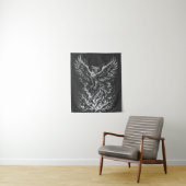 Tenture Phoenix renaissant des flammes par BurnsInHell (En situation)