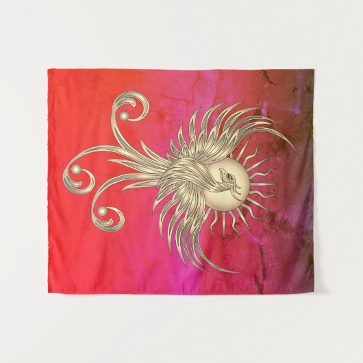 Tenture Phoenix Rising (Devant (Horizontal))