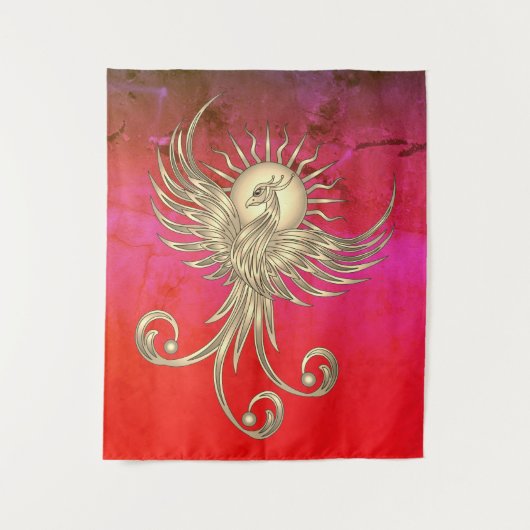 Tenture Phoenix Rising (Devant)