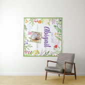 Tenture Photo Bat mitzvah Floral moderne Grande Affiche de (En situation (horizontale))