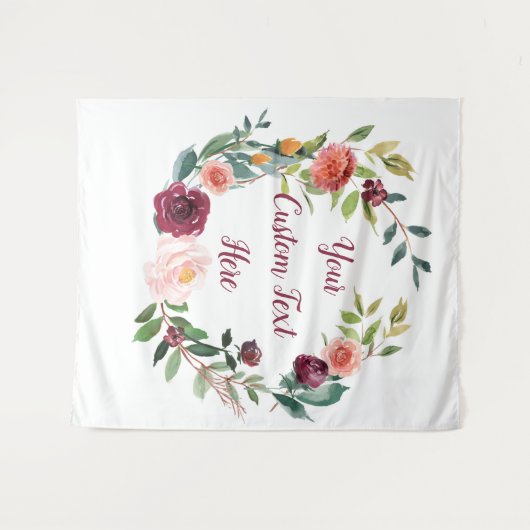 Tenture Photo Booth Prop Mariage de l'étable d'automne mod (Devant (Horizontal))