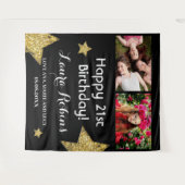 Tenture Photo Collage 21e anniversaire de fête Contexte (Devant (Horizontal))