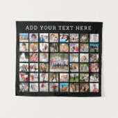 Tenture Photo Collage 45 Photos Couleur personnalisée pers (Devant (Horizontal))