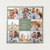 Tenture Photo collage sage vert poule moderne mère jour (Devant)