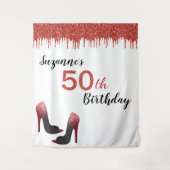 Tenture Photo Contexte 50e anniversaire Parties scintillan (Devant)