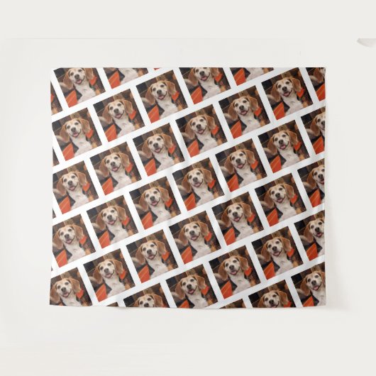 Tenture Photo d'animaux de compagnie - Chien, Chat, Fond à (Devant (Horizontal))