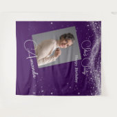 Tenture Photo d'anniversaire 60 ans (Devant (Horizontal))