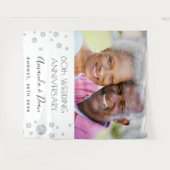 Tenture photo d'anniversaire de mariage de diamant 60 ans  (Devant (Horizontal))