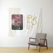 Tenture Photo de 30 ans avec paillettes dorées Fabulous (En situation (horizontale))