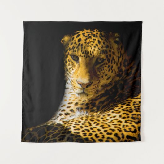 TENTURE PHOTO DE CLOSEUP DE LEOPARD (Devant)