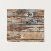 Tenture Photo de clôture en bois brun (Devant (Horizontal))