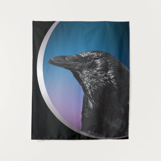 Tenture Photo de Corbeau des oiseaux noirs (Devant)