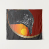 Tenture Photo de Corbeau des oiseaux noirs (Devant (Horizontal))