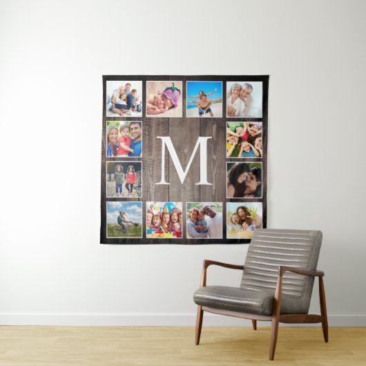 Tenture Photo de Custom Collage Rustic Farmhouse Family (En situation)
