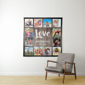 Tenture Photo de Custom Collage Rustic Farmhouse Love Fami (En situation)