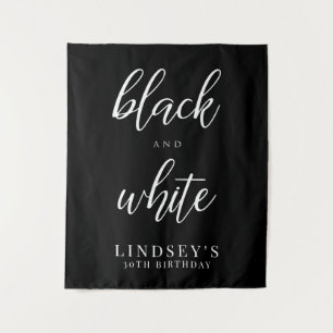 Tenture Photo de fond, Parti noir et blanc