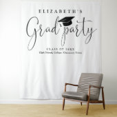 Tenture Photo de la fête de graduation moderne (En situation)