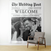 Tenture Photo de mariage de journal de magazine éditorial (En situation)