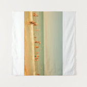 Tenture Photo de plage floue avec bokeh. Les gens se relax (Devant (Horizontal))