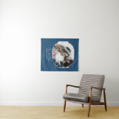 Tenture Photo de portrait de mariage juste marié Anniversa (En situation (horizontale))