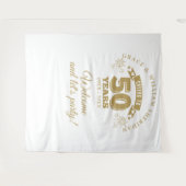 Tenture Photo du 50e anniversaire de l'or (Devant (Horizontal))