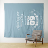 Tenture Photo Du 60E Anniversaire (En situation (horizontale))