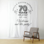 Tenture Photo du 70e anniversaire de Forever (En situation)