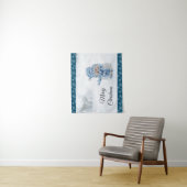 Tenture Photo d'un mignon bonhomme de neige en hiver - Noë (En situation)