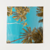 Tenture Photo en angle bas des cocotiers (Devant (Horizontal))