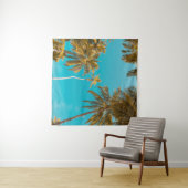 Tenture Photo en angle bas des cocotiers (En situation (horizontale))
