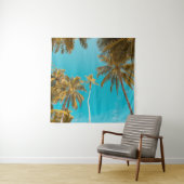 Tenture Photo en angle bas des cocotiers (En situation)