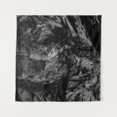 Tenture Photo en niveaux de gris de roche (Devant (Horizontal))