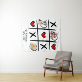 Tenture Photo Famille Tic-Tac-Toe (En situation (horizontale))