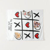 Tenture Photo Famille Tic-Tac-Toe (Devant (Horizontal))