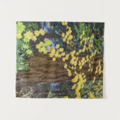 Tenture Photo Feuilles d'érable jaune et Douglas Fir (Devant (Horizontal))