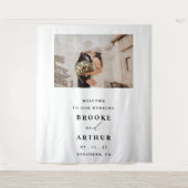 Tenture Photo mariage fond d'écran avec photo (Devant)