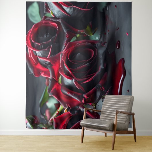 Tenture Photo Mariage gothique Rose Contexte (En situation)