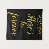 Tenture Photo Mariage moderne Booth Arrière-plan Photo Pro (Devant (Horizontal))