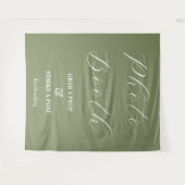 Tenture Photo Mariage Sage Green (Devant (Horizontal))