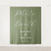 Tenture Photo Mariage Sage Green (Devant)