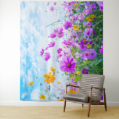 Tenture photo paysage fleur sauvage (En situation)