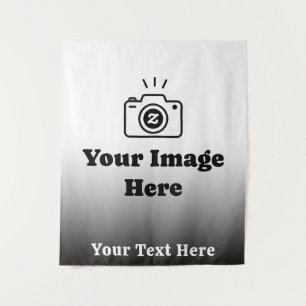 Tenture Photo préféré personnalisé avec texte