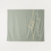 Tenture Photo Prop de Mariage marié (Devant (Horizontal))