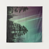 TENTURE PHOTO SILHOUETTE D'AURORA BOREALIS (Devant (Horizontal))