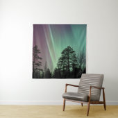 TENTURE PHOTO SILHOUETTE D'AURORA BOREALIS (En situation)